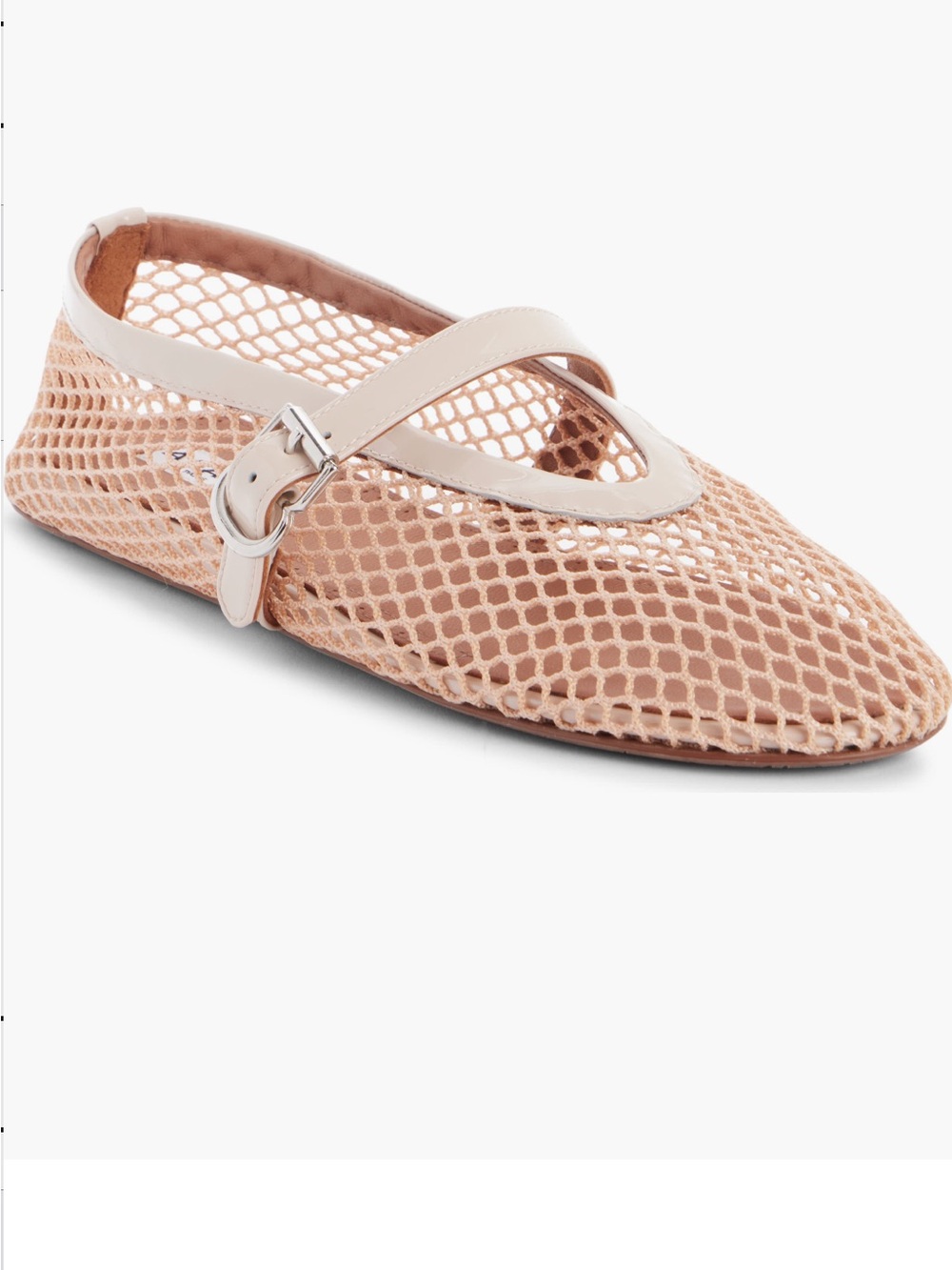 Alaïa Fishnet Ballerina Flat